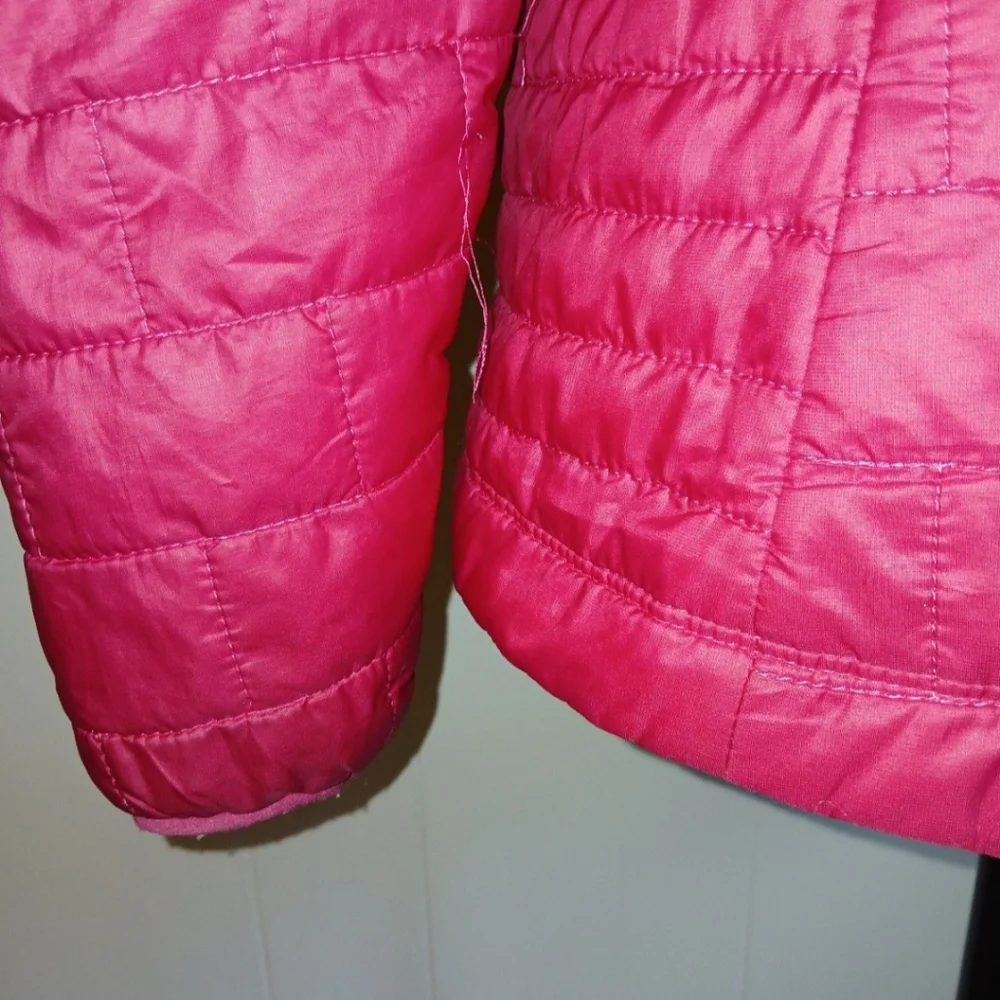 Patagonia Nano Puff Pink & Orange XS Hooded Outdoor Jacket - Picture 7 of 8